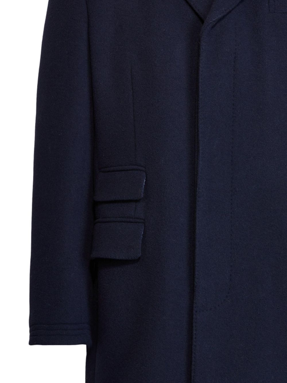 brushed wool coat - 2