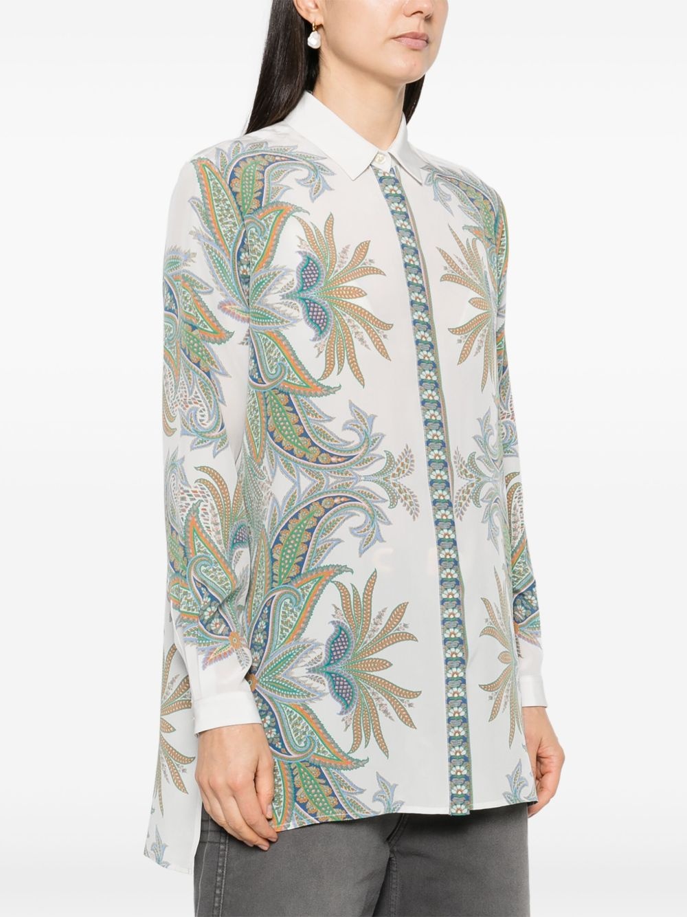 paisley-print shirt - 3