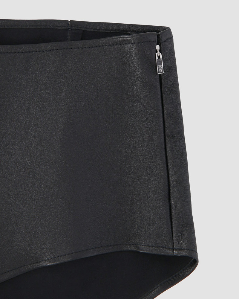 MINI LEATHER SHORT 7
