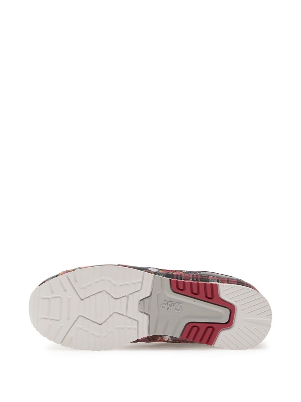 plaid-pattern sneakers - 5
