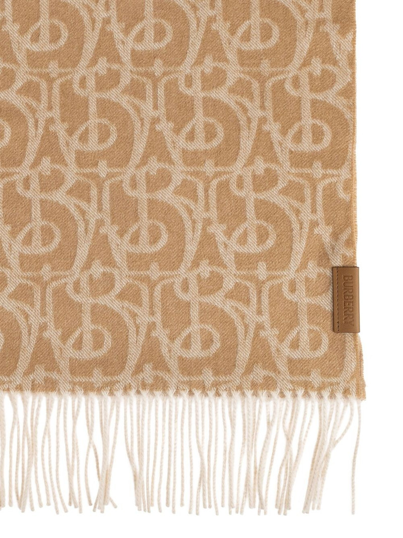 Burberry B Charm scarf outlook