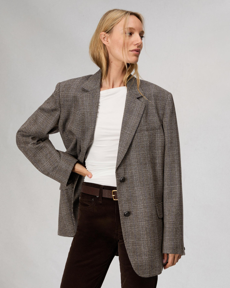 Lainey Plaid Blazer 2