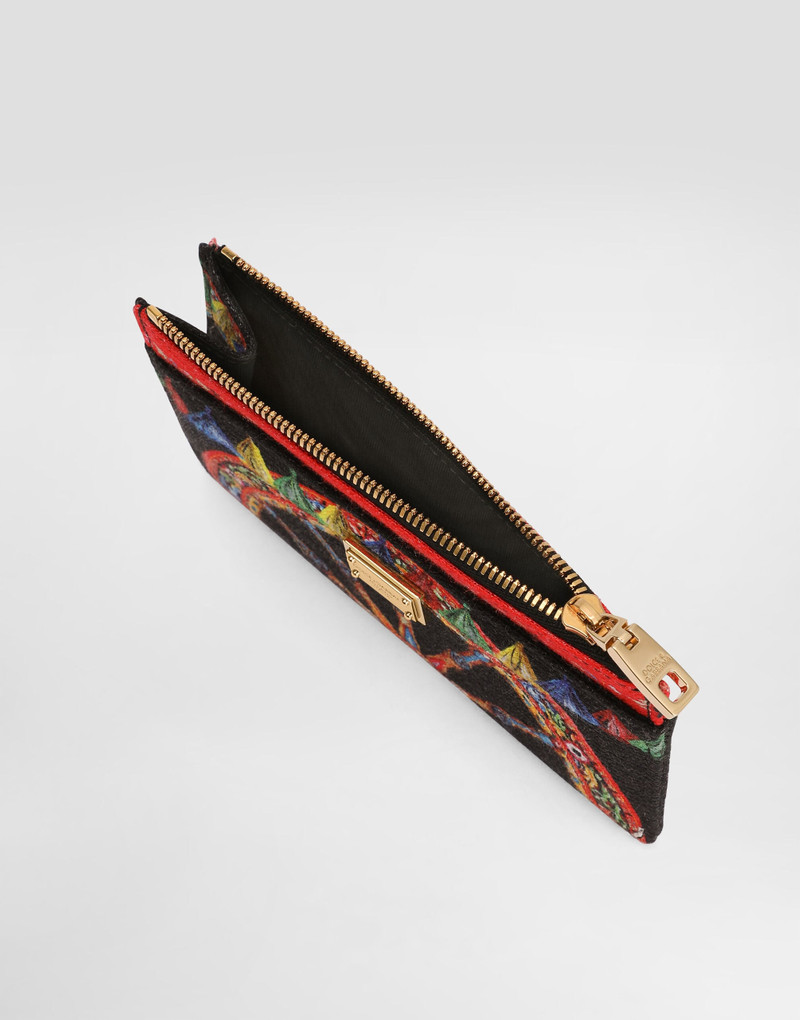 Carretto-print canvas card holder 4