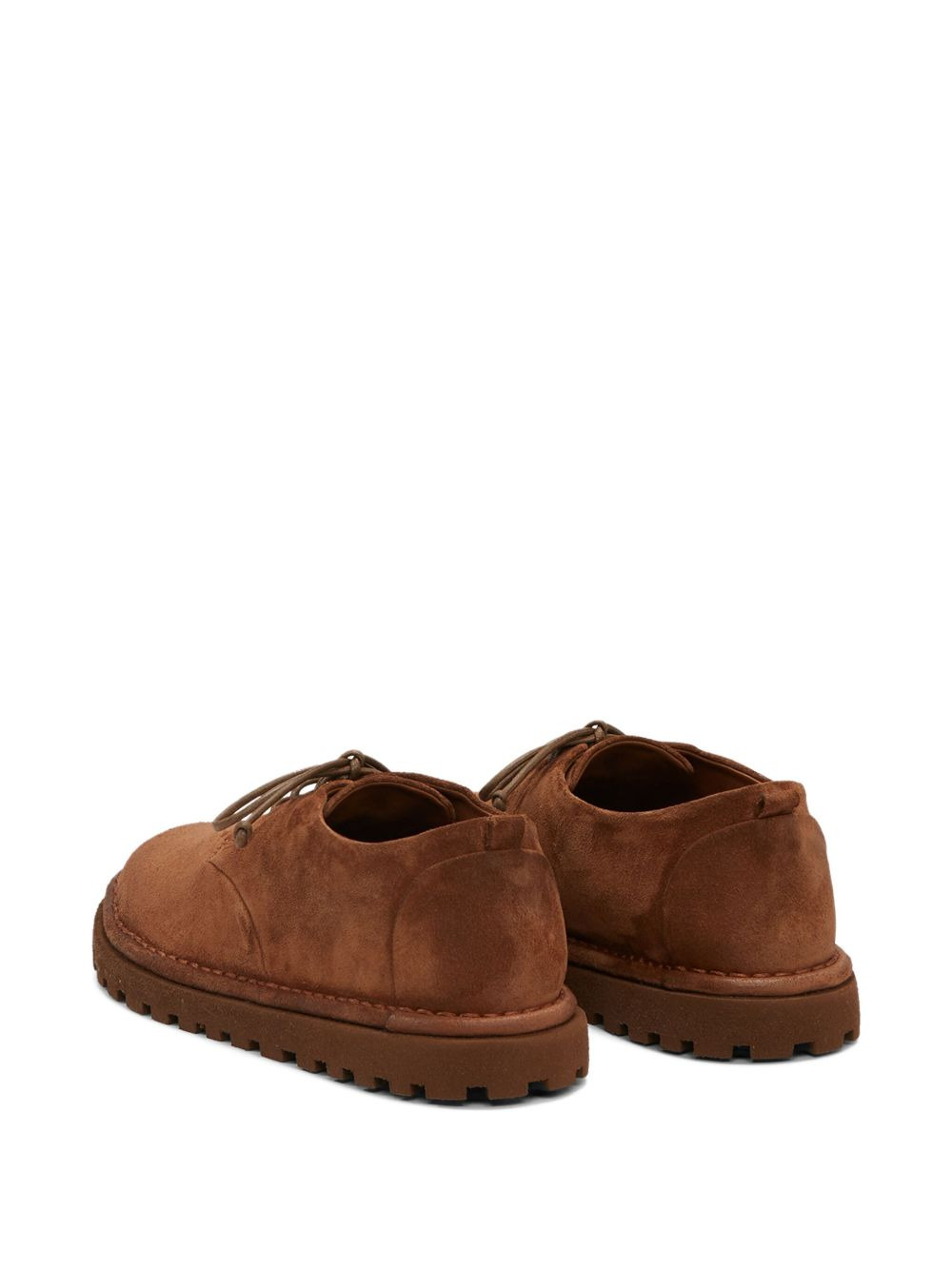 Sancrispa Alta Pomice lace-up suede derby shoes - 3