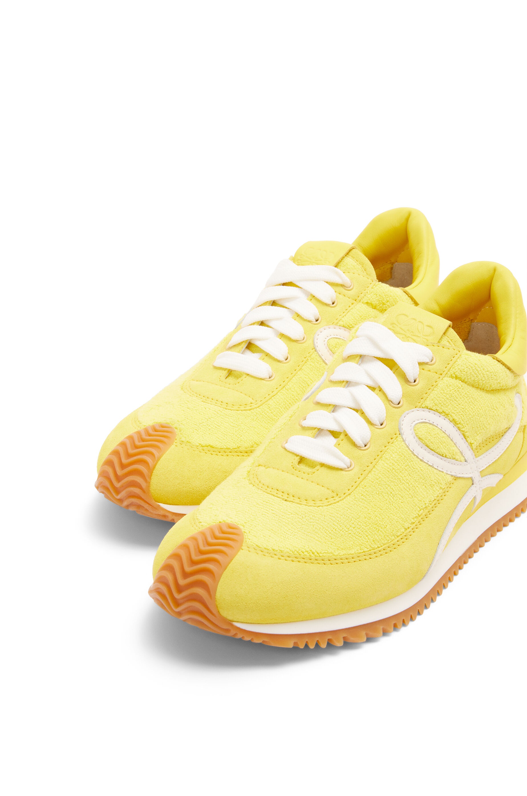 Flow runner in terry cloth and suede - 4