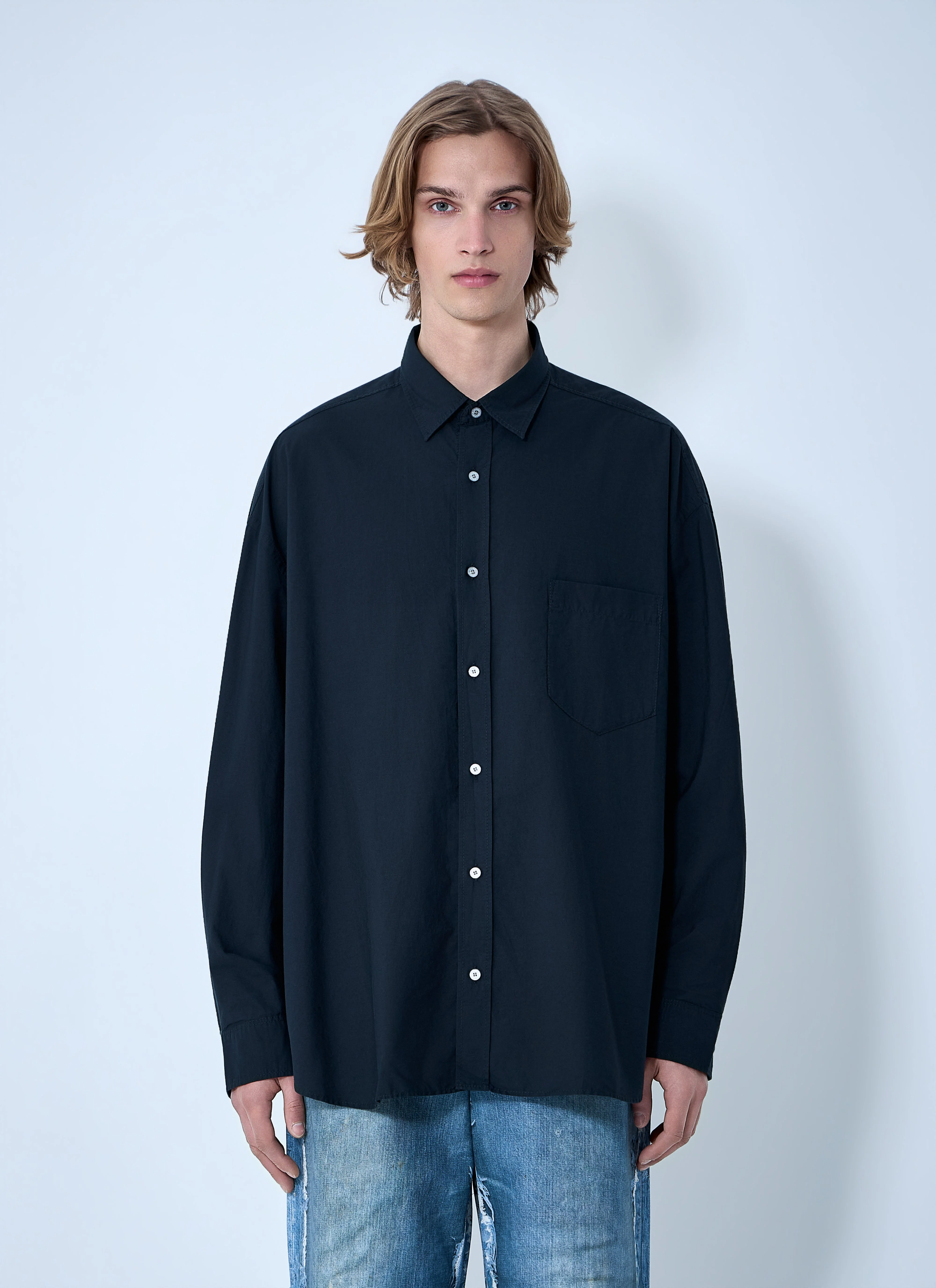 Acne Studios Men Check Button-Up Shirt - 1