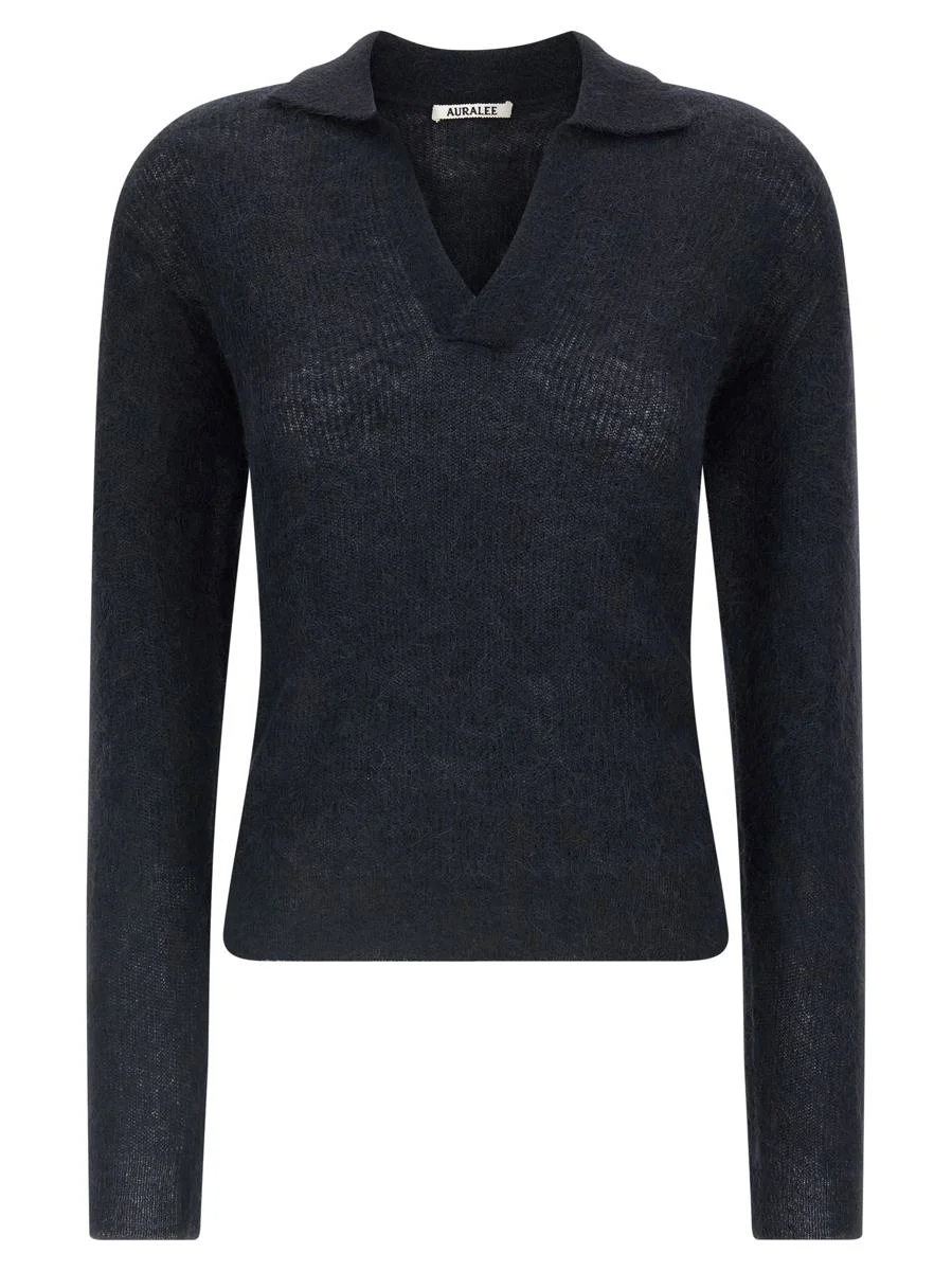 Auralee Tam Yarn Polo Shirt - 1