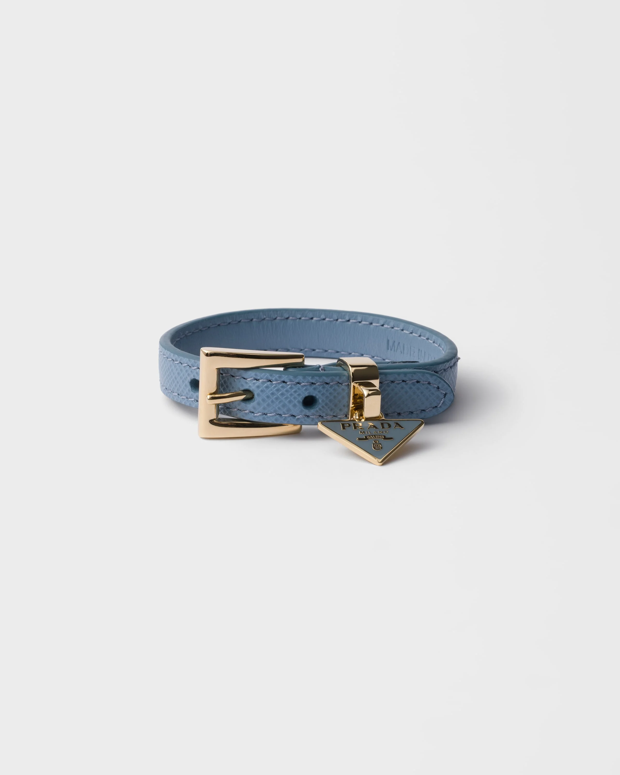 Saffiano leather bracelet - 1