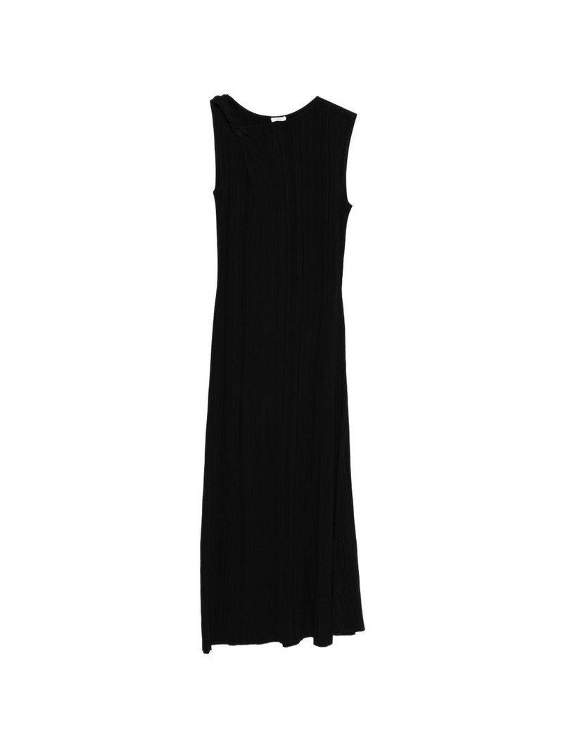 Arty plissé knit midi dress 1