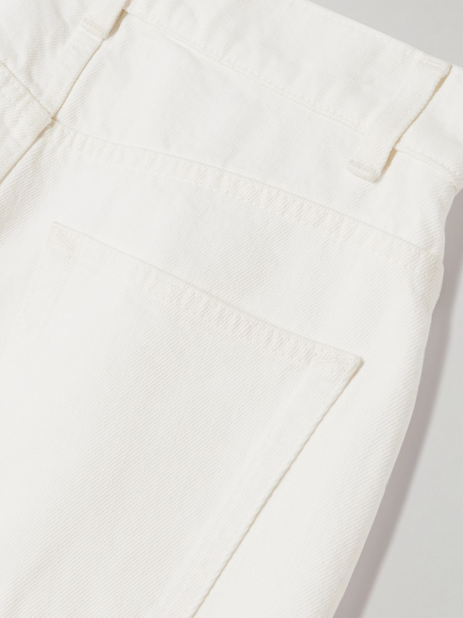 Willa high-rise bootcut recycled jeans White - 6