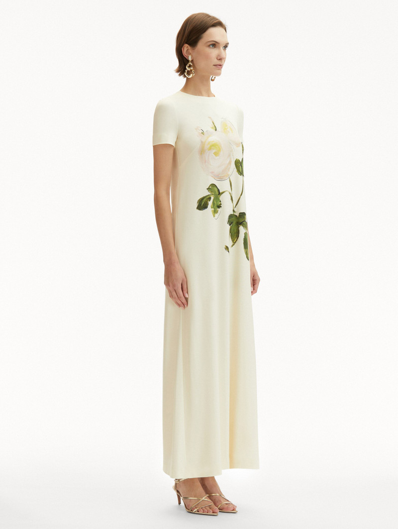 페인트 로스트 JERSEY MAXI DRESS 4