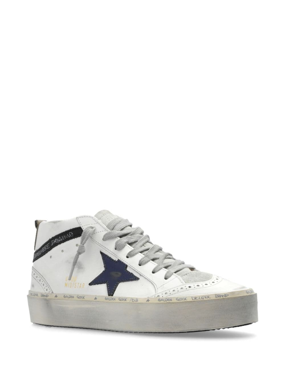 Mid Star high-top leather sneakers - 2