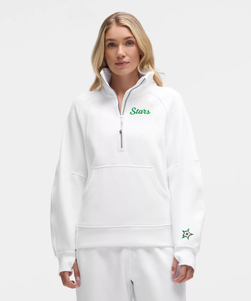 Scuba Oversized Funnel-Neck Half Zip Long *Dallas Stars 1
