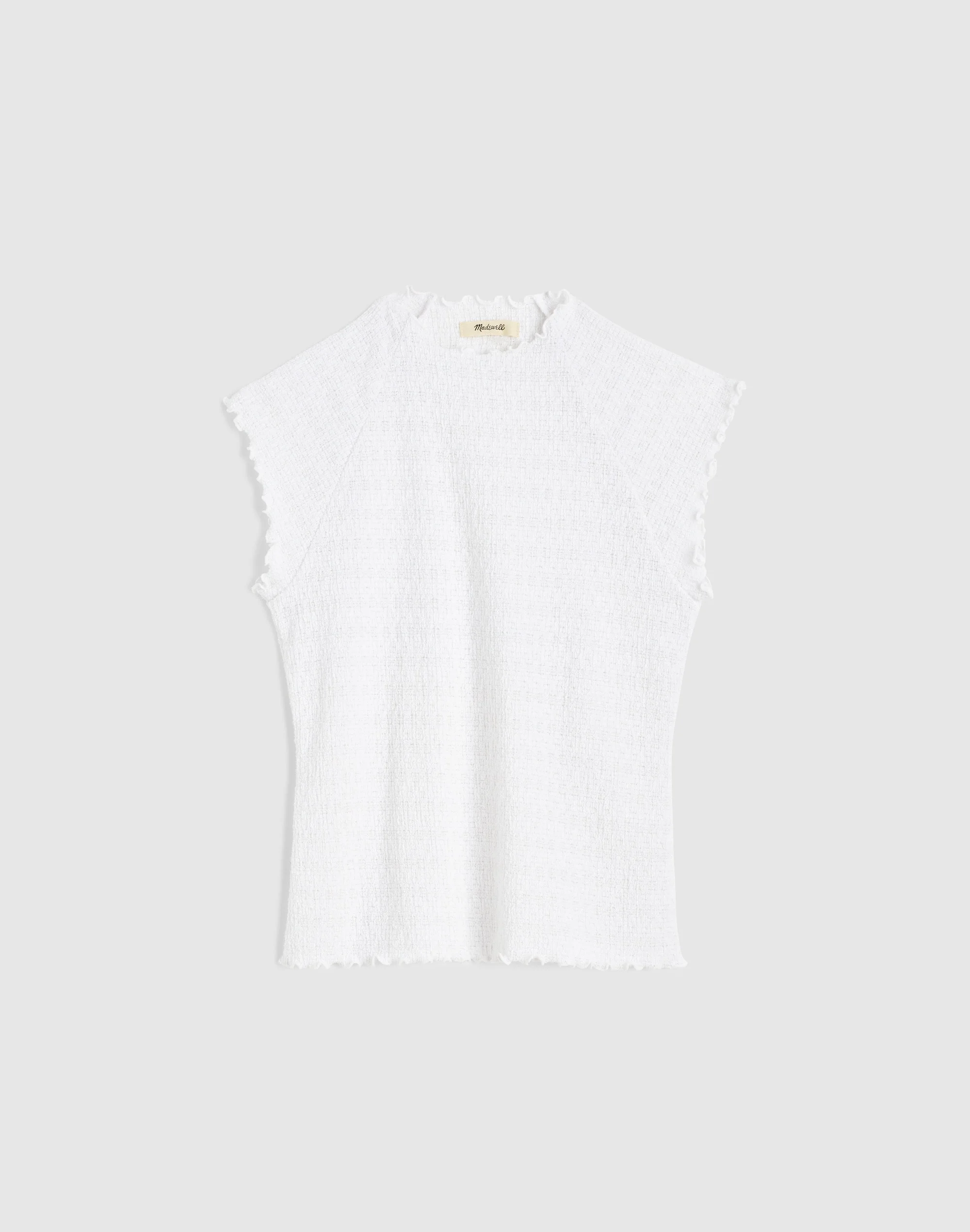 Smocked Mockneck Tank - 1