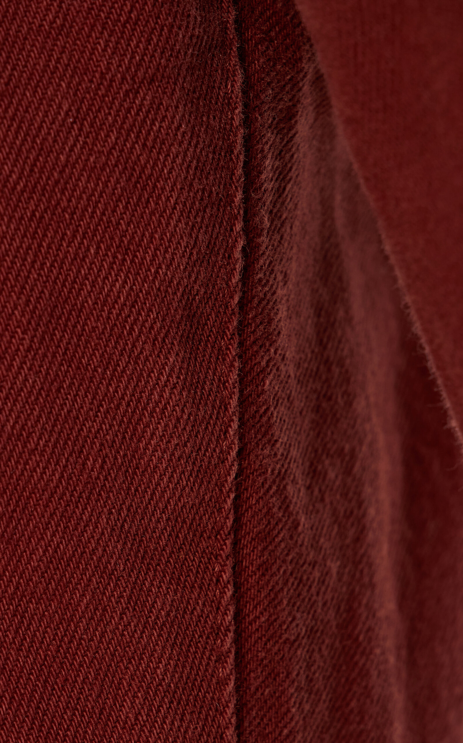 Ezra Cropped Bootcut Jeans burgundy - 5