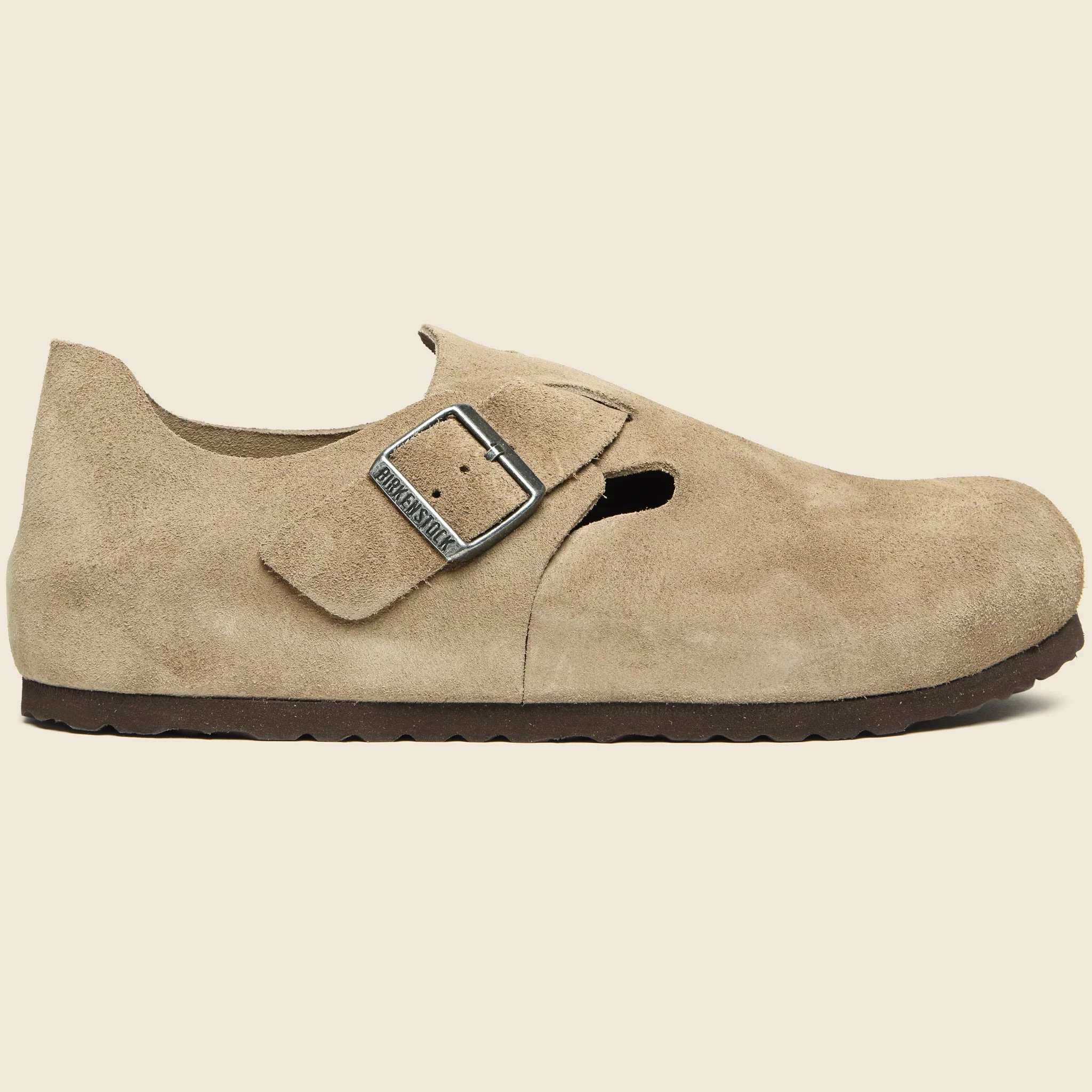 London Clog - Taupe Suede - 1