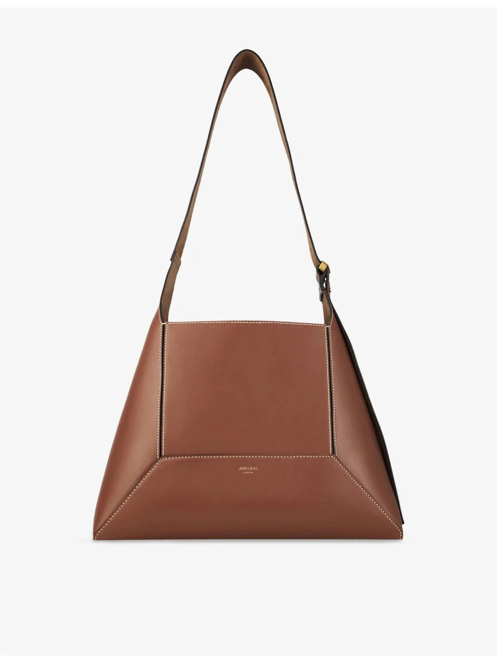 Diamond Hobo Medium Leather Shoulder Bag - 1