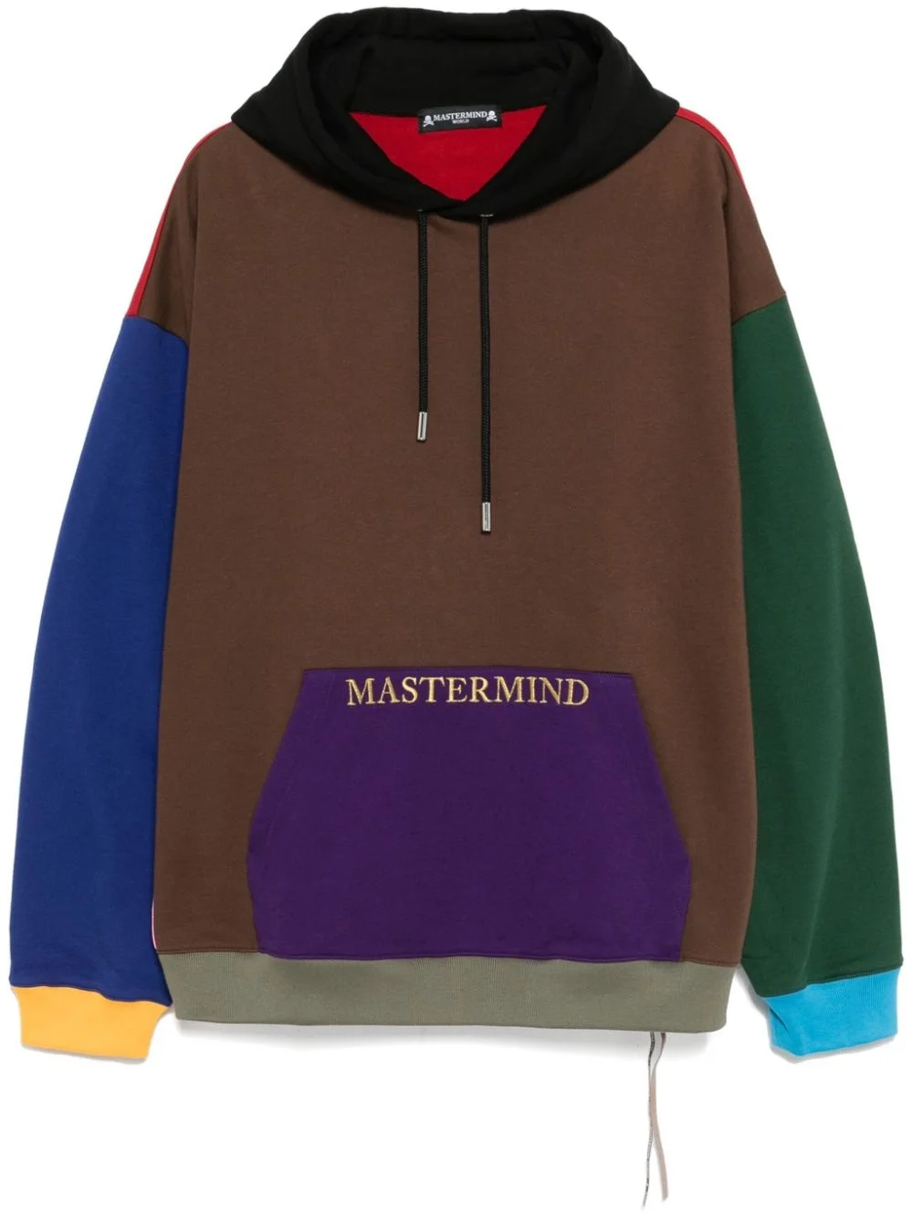 patchwork hoodie - 1
