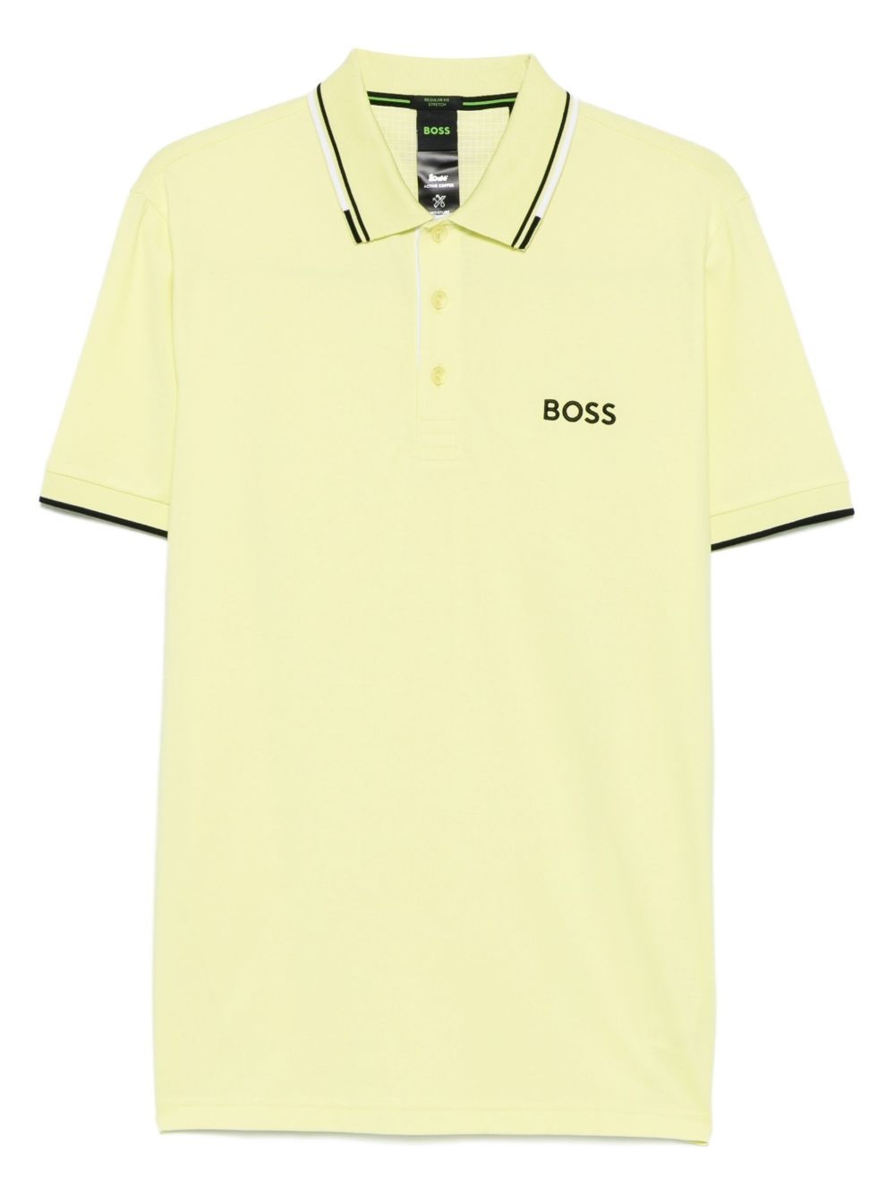 logo-print polo shirt - 1