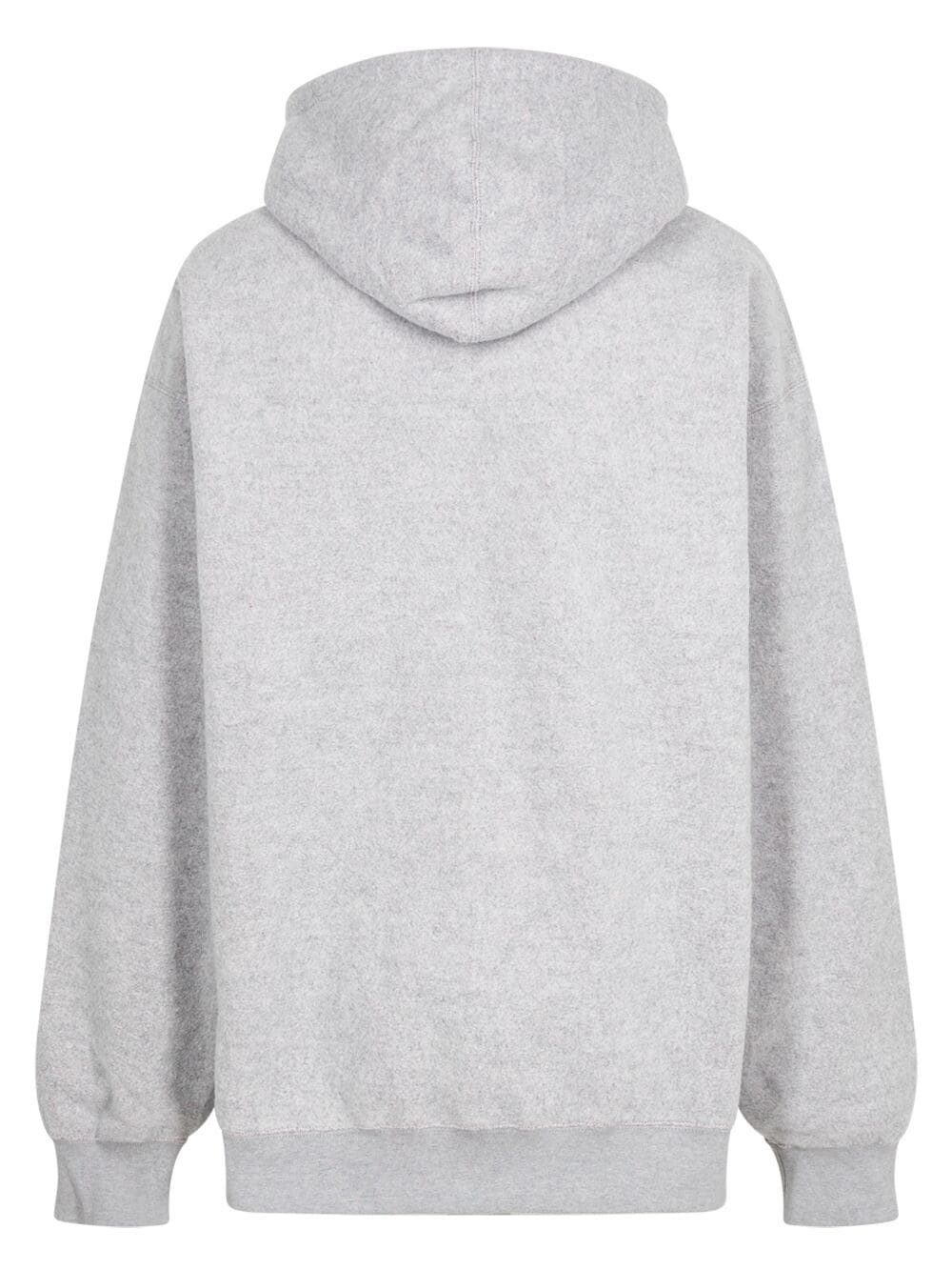 Inside Out box logo "Heather Grey" hoodie - 2