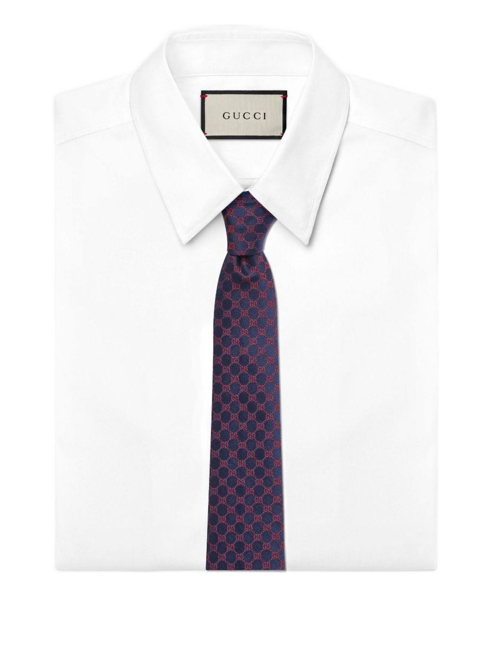 GG silk jacquard tie - 6