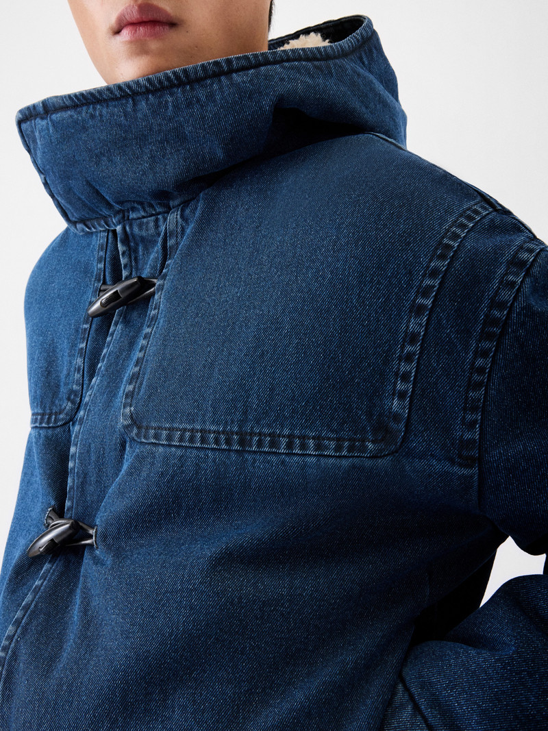 The de-Nîmes denim duffle coat 6