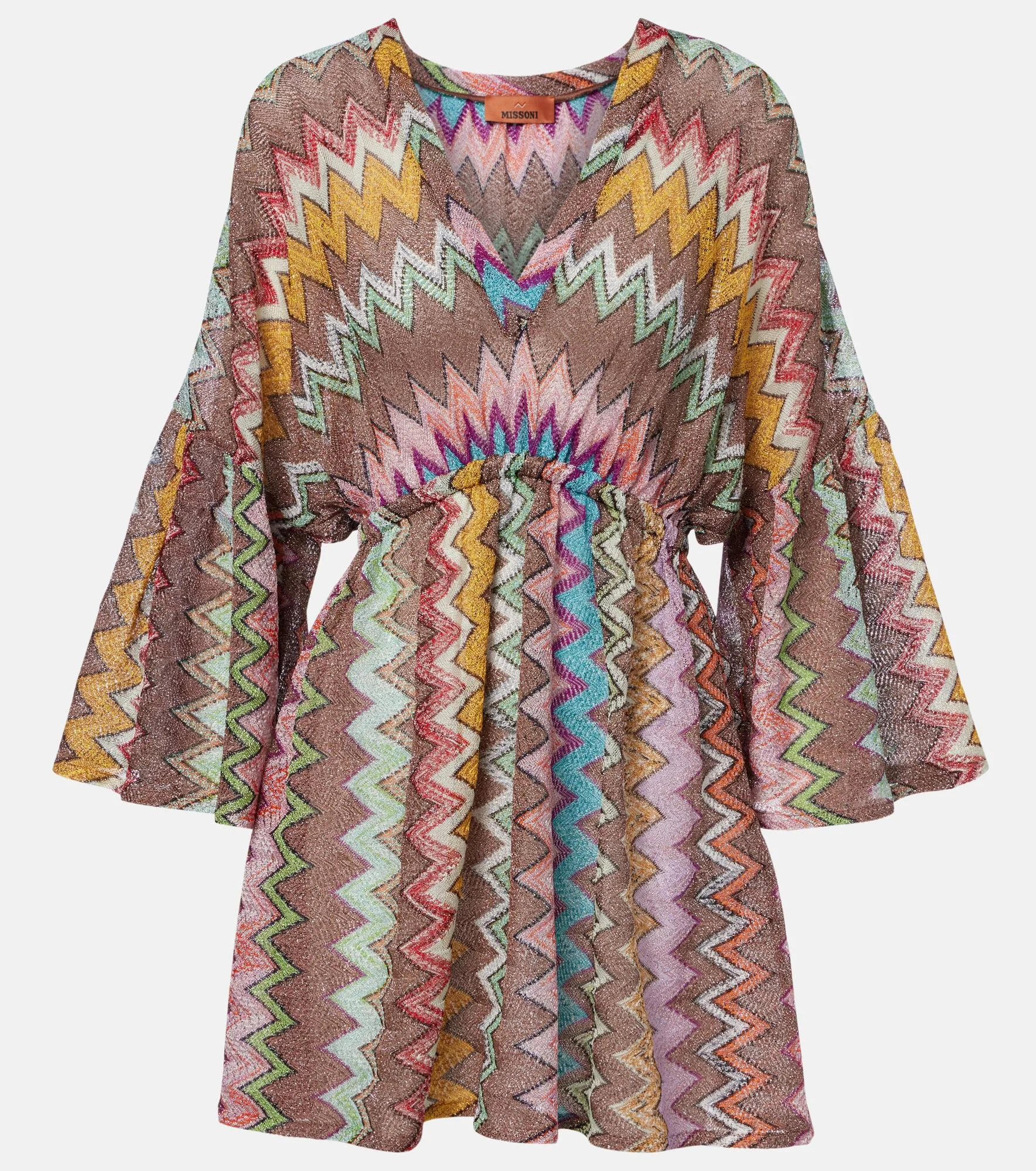 Zigzag lamé kaftan - 1