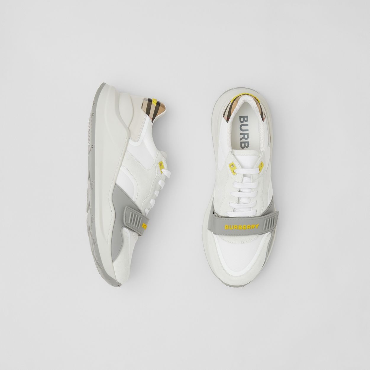 Suede, Vintage Check and Leather Sneakers - 6