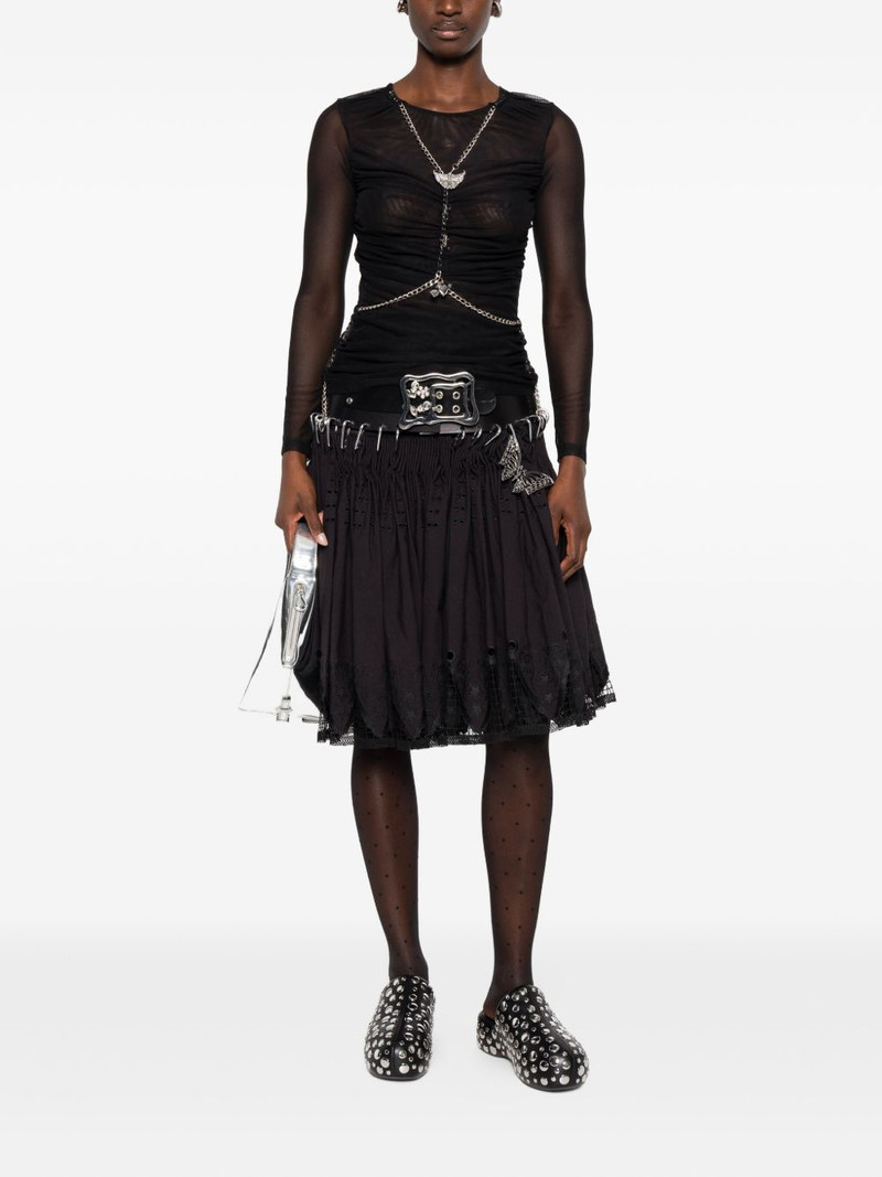 Chopova Lowena chain-embellished blouse outlook