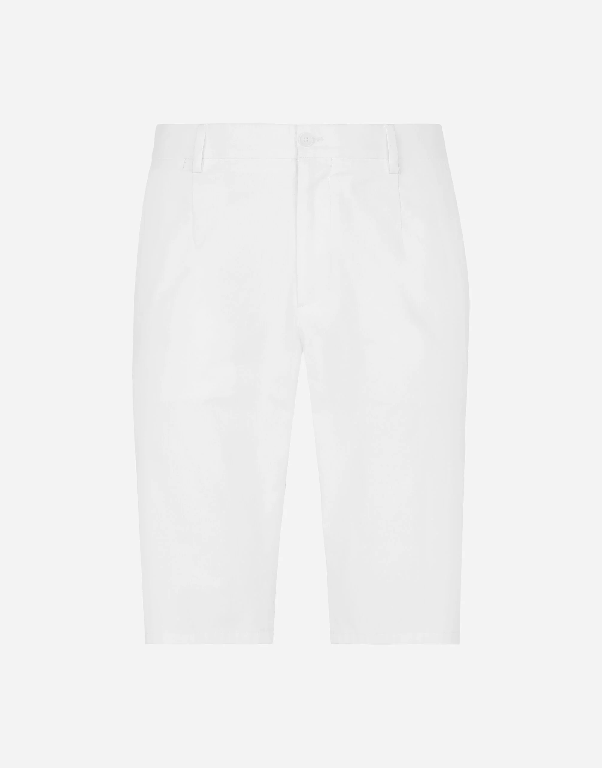 Stretch cotton shorts with DG patch - 1