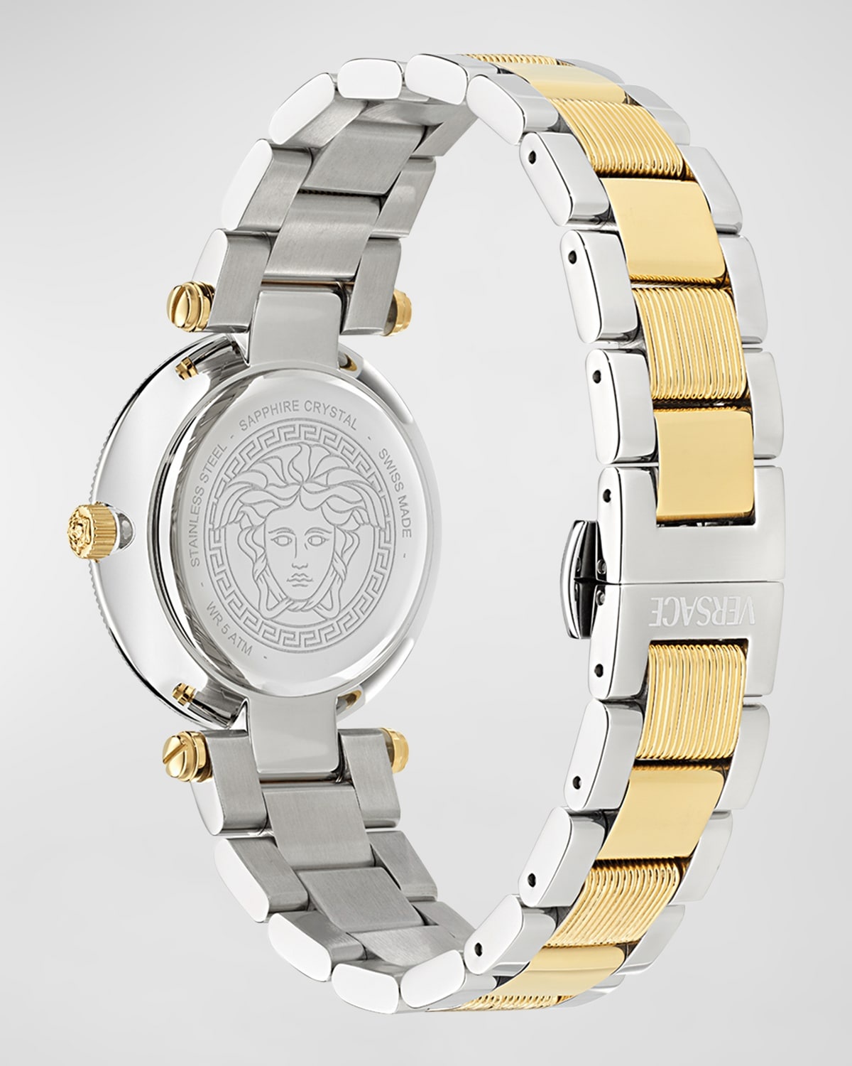 35mm Versace Reve Watch with Bracelet Strap, Two Tone - 4