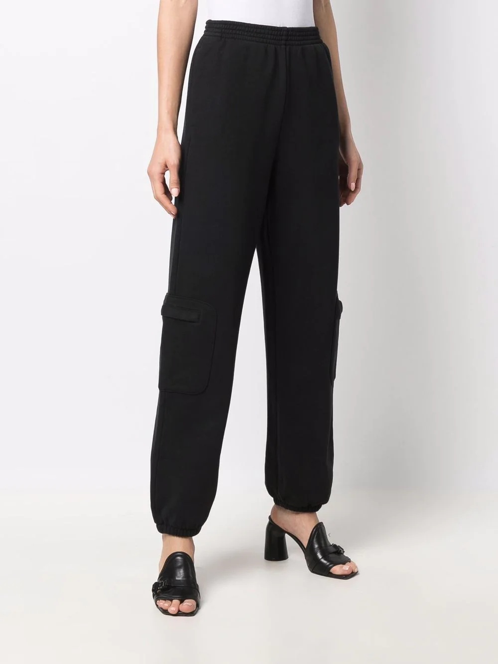 elasticated track pants - 3