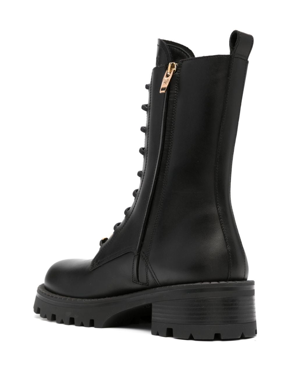 Vagabond lace-up army boots - 3