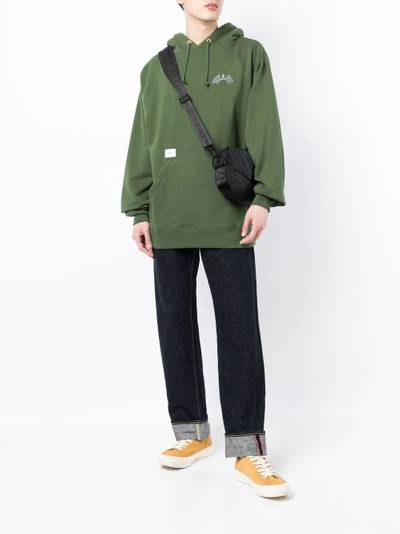 WTAPS logo-print pullover hoodie outlook