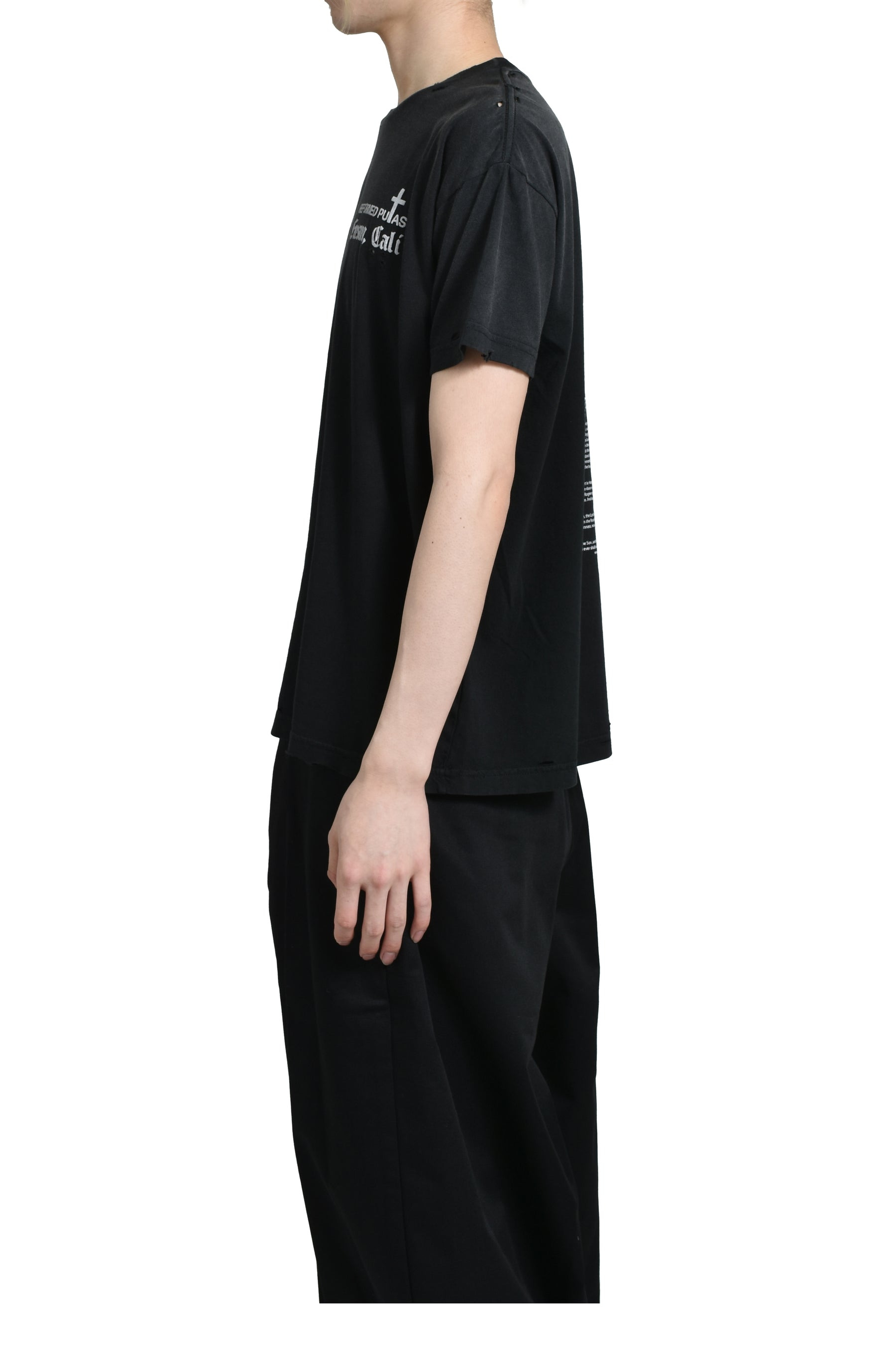 REFORMED PUTAS DESTROYED EASY TEE / BLK - 3