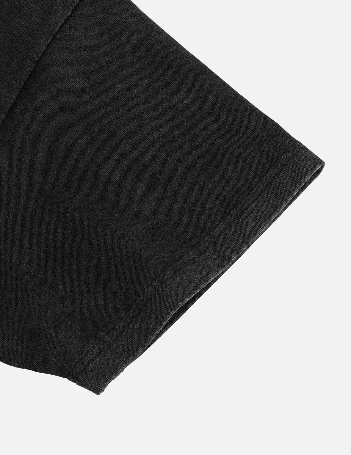 EVISUKURO Embroidery Washed Relax Fit T-shirt - 7