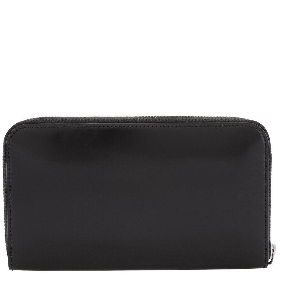 Salvatore Ferragamo Men's Embossed Long Leather Wallet - 4