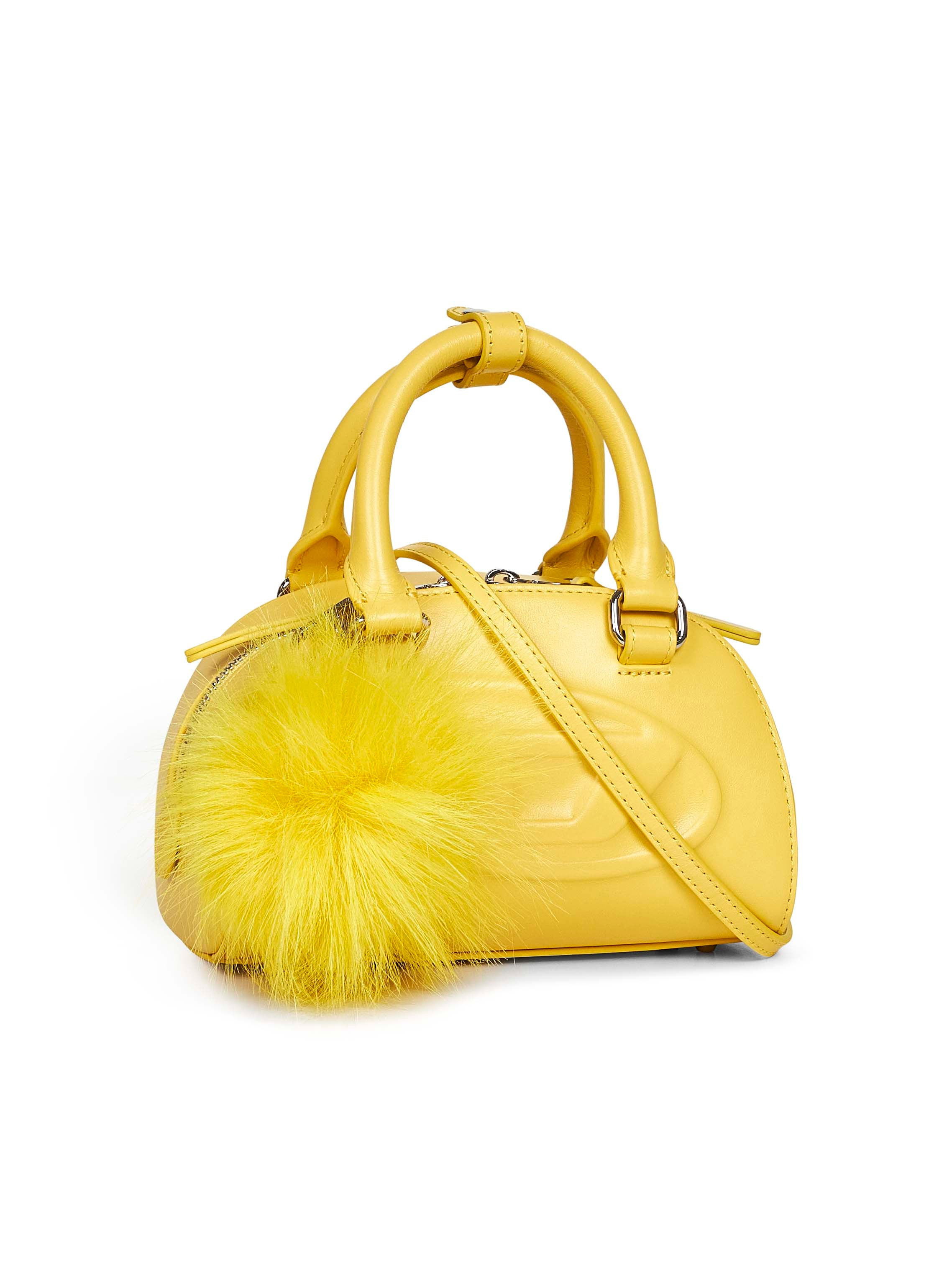 Yellow 1DR Dome Crossbody mini bowling bag - 2