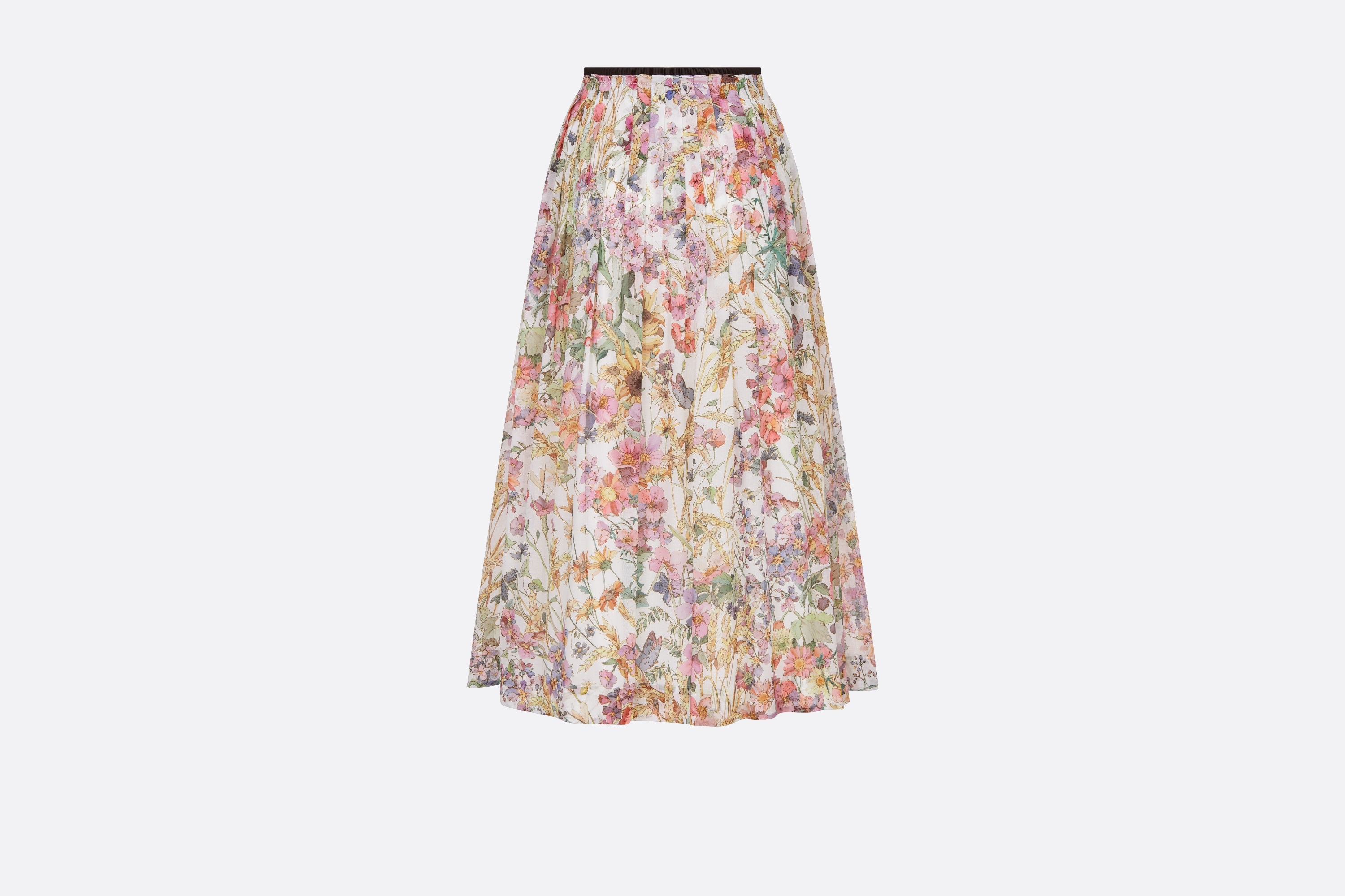Mid-Length Pleated Skirt - 2