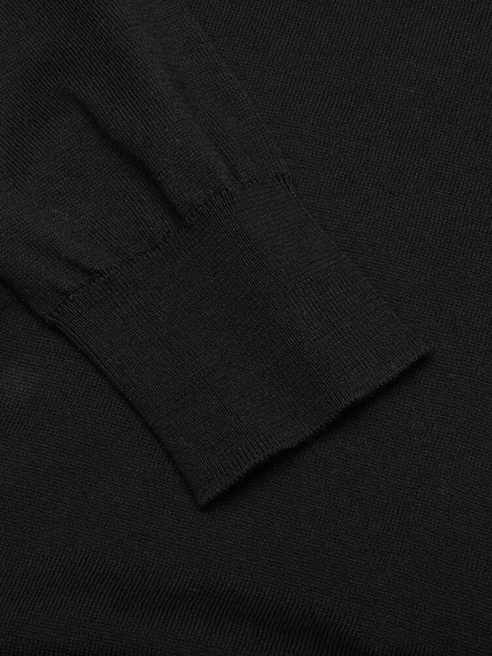 round-neck panelled sweater - 4
