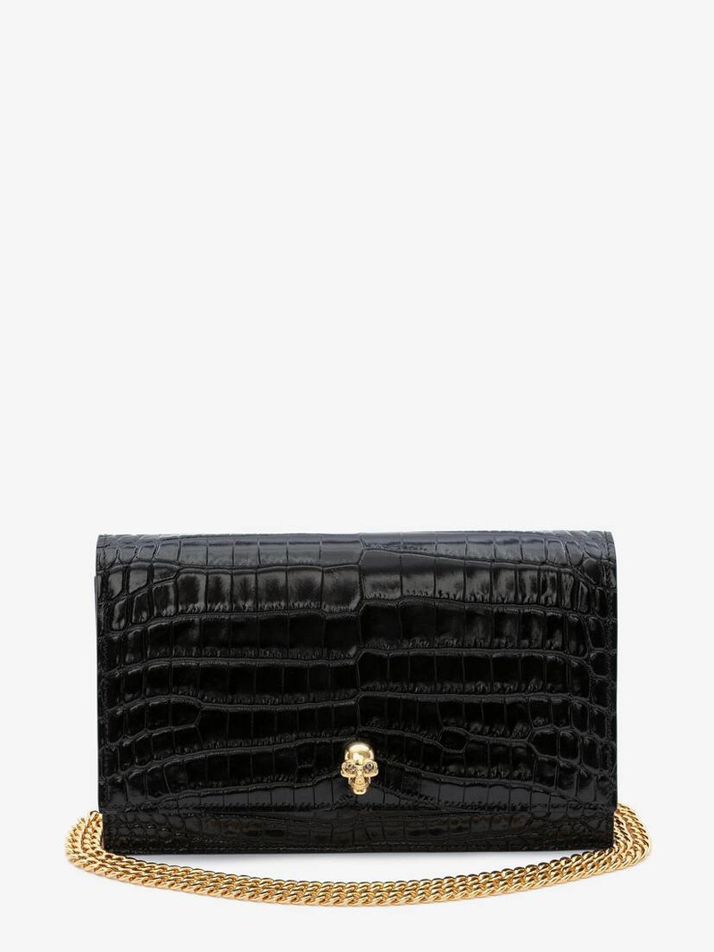 Medium Skull Bag in Black 1