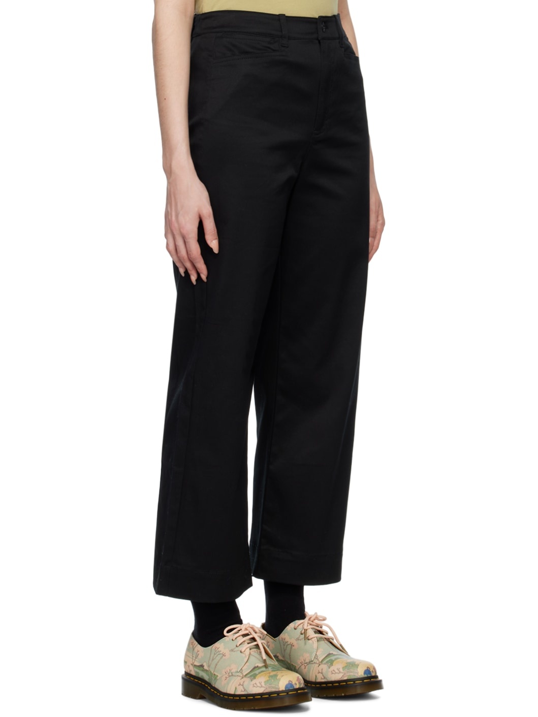 Black Patch Trousers - 2