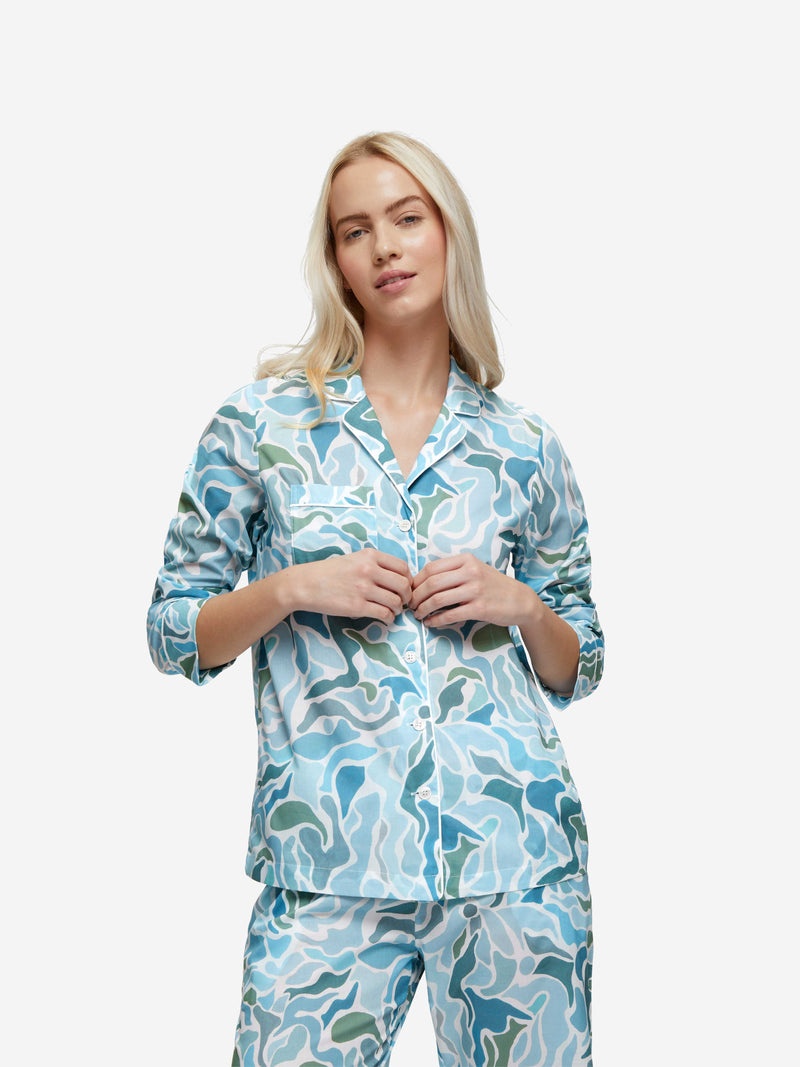 Women's Pyjamas Ledbury 61 Cotton Batiste Green - 6