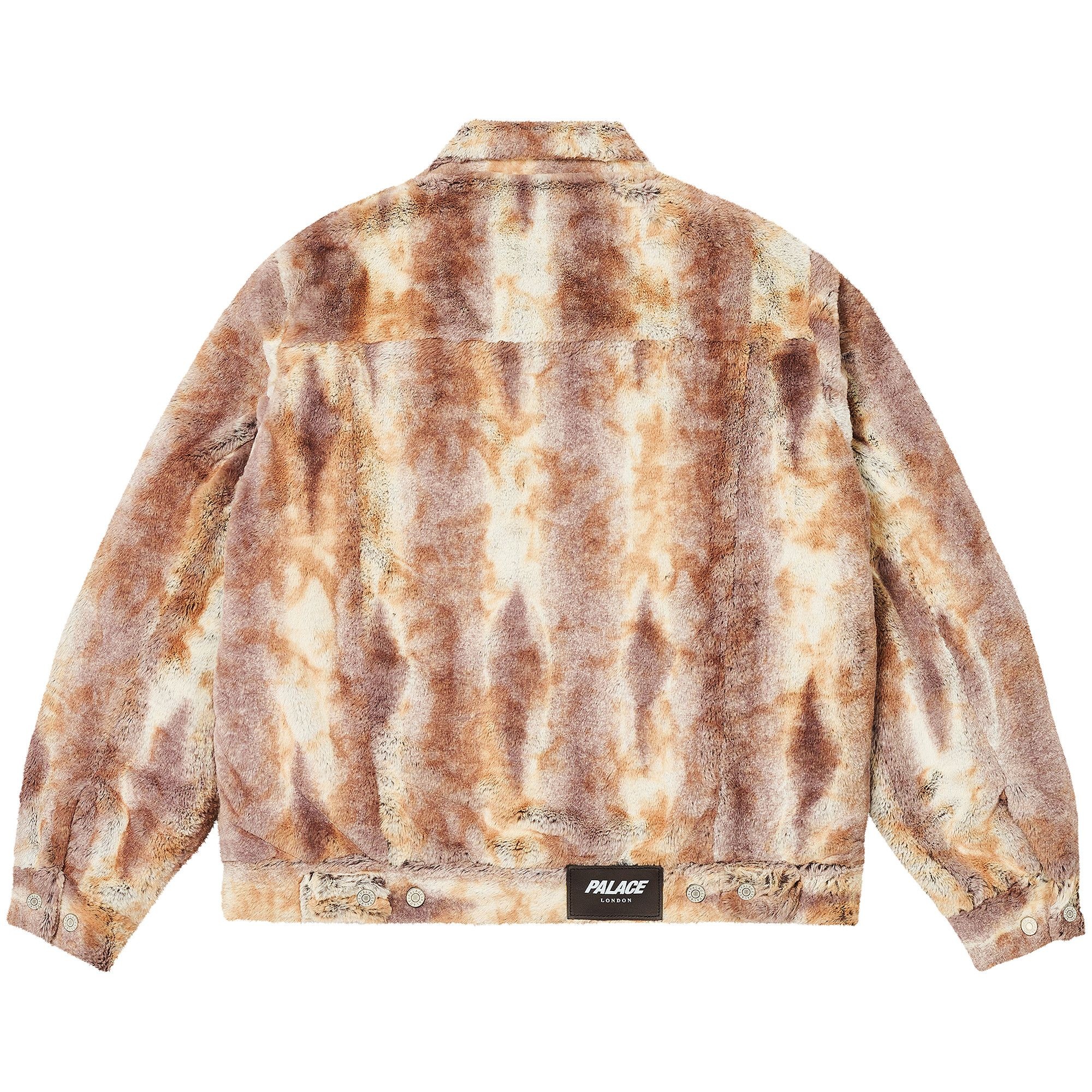 Palace Furry Trucker Jacket 'Brown' - 2