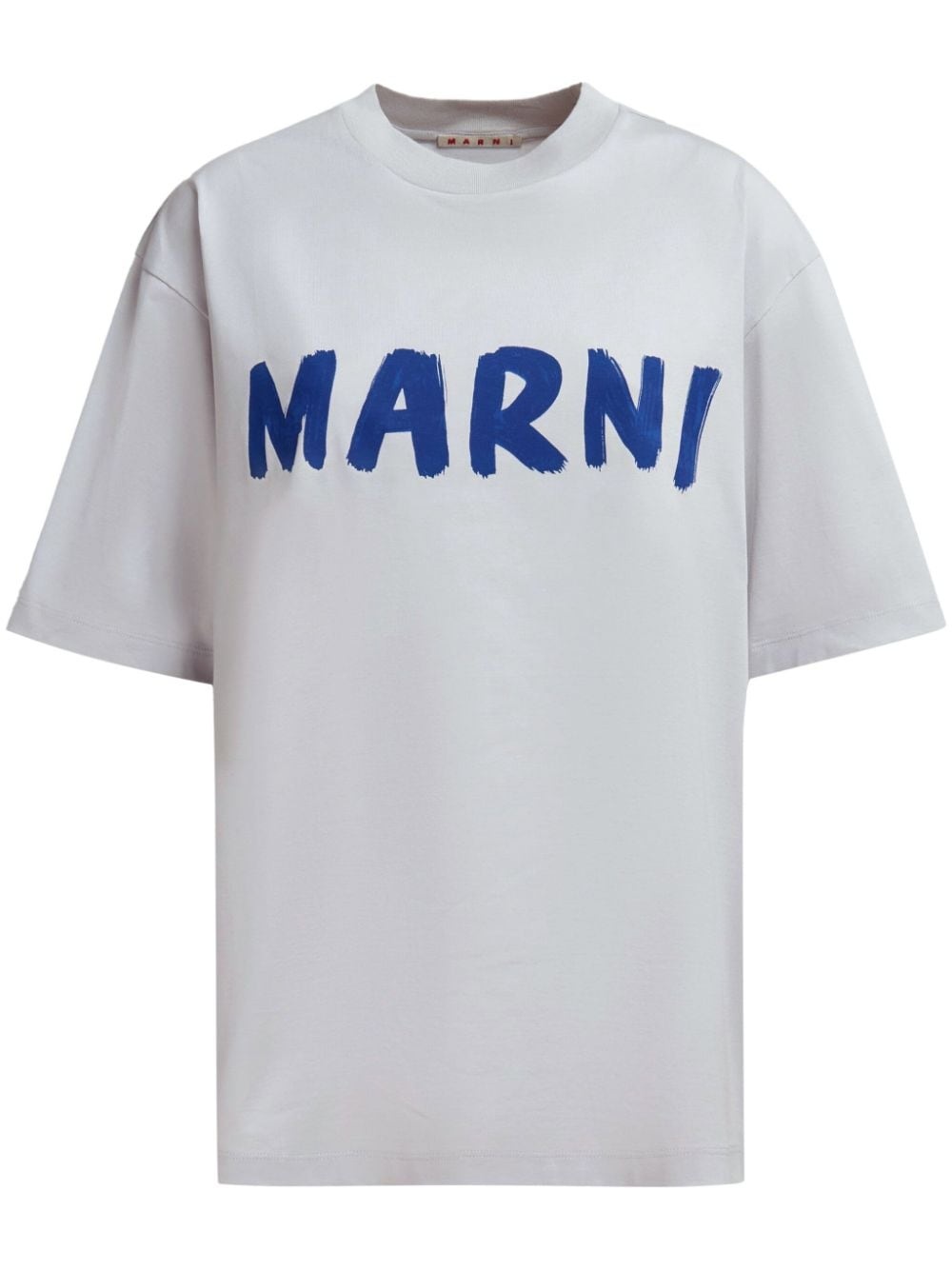 logo print cotton t-shirt - 1