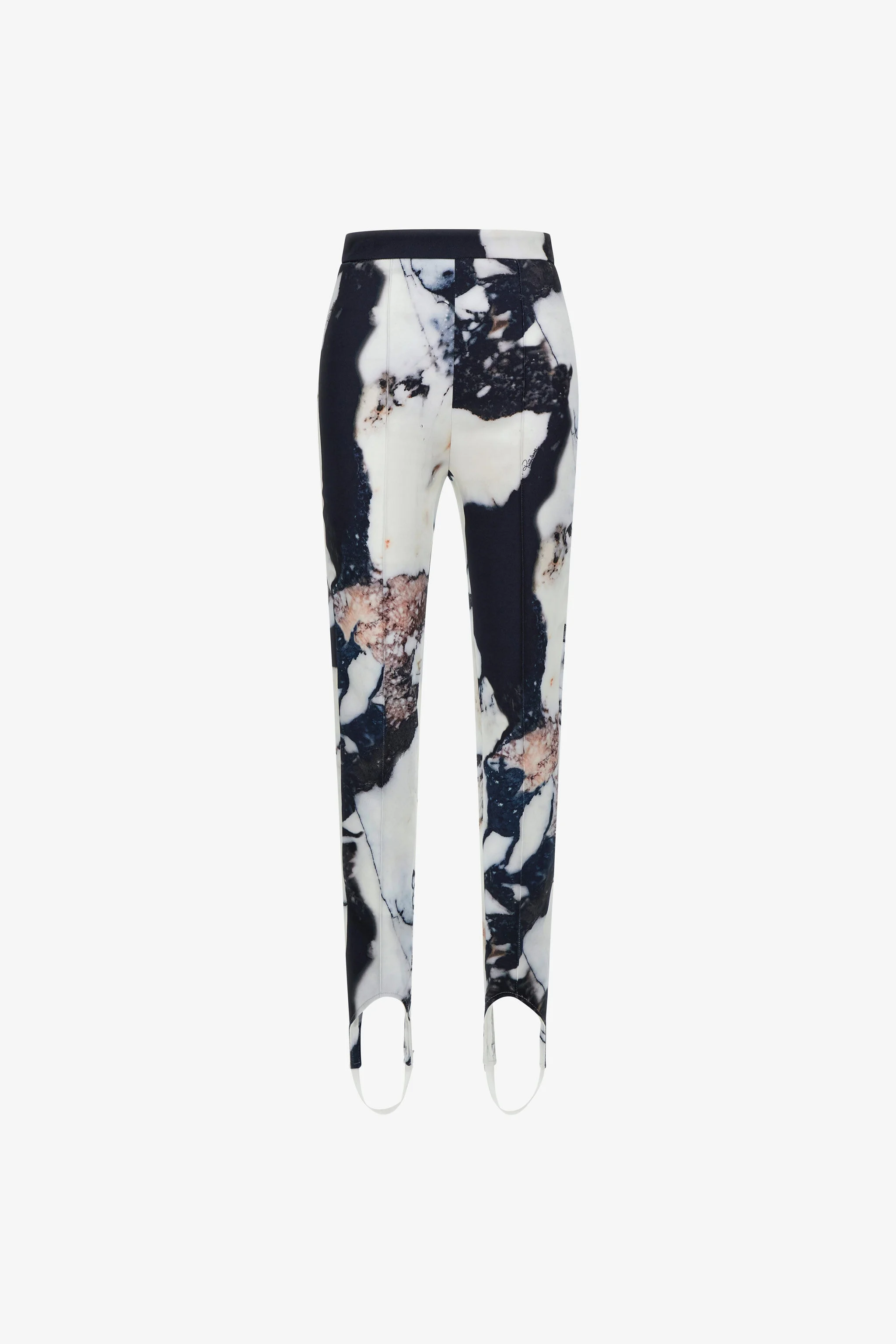 Marble Print Pants - 1