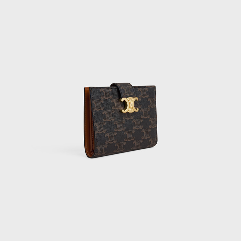 CELINE MEDIUM WALLET CELINE VICTOIRE in Triomphe Canvas outlook