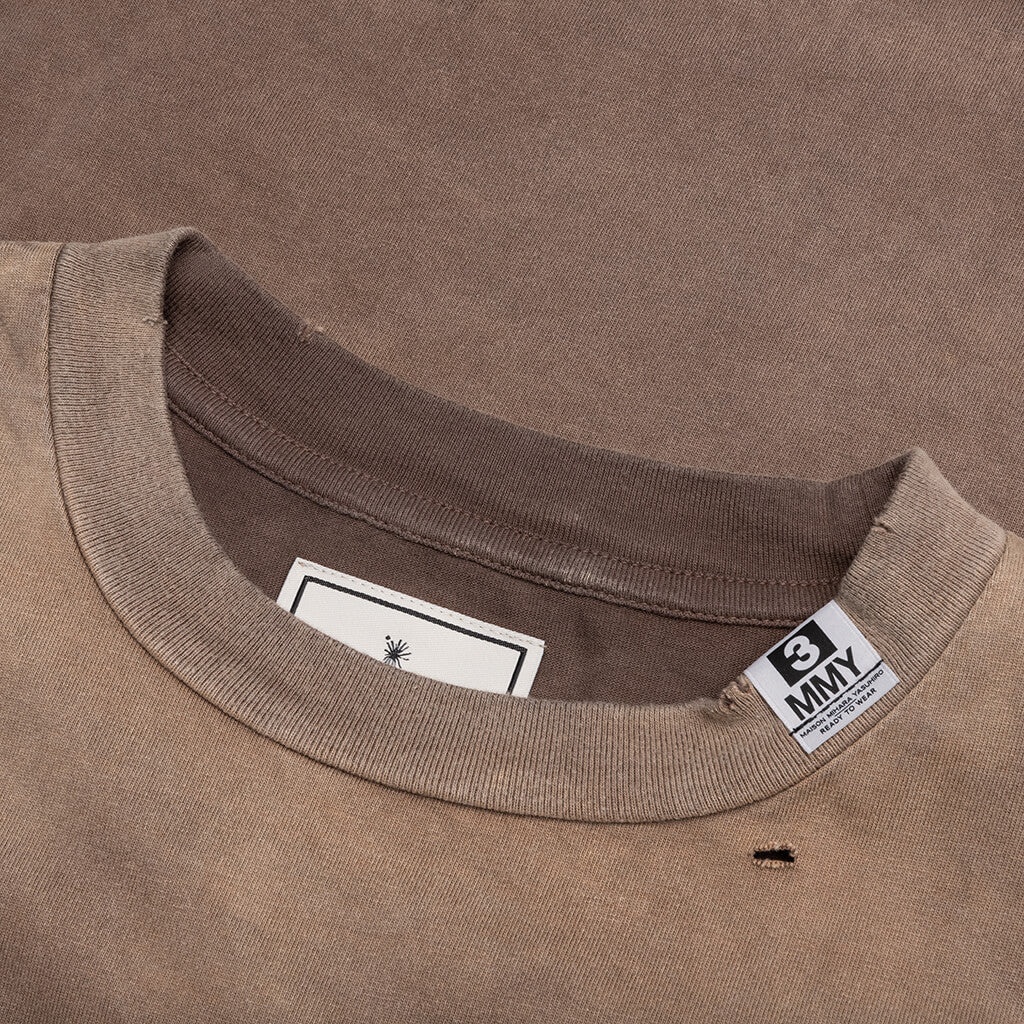 SUN FADED TEE - BROWN - 5