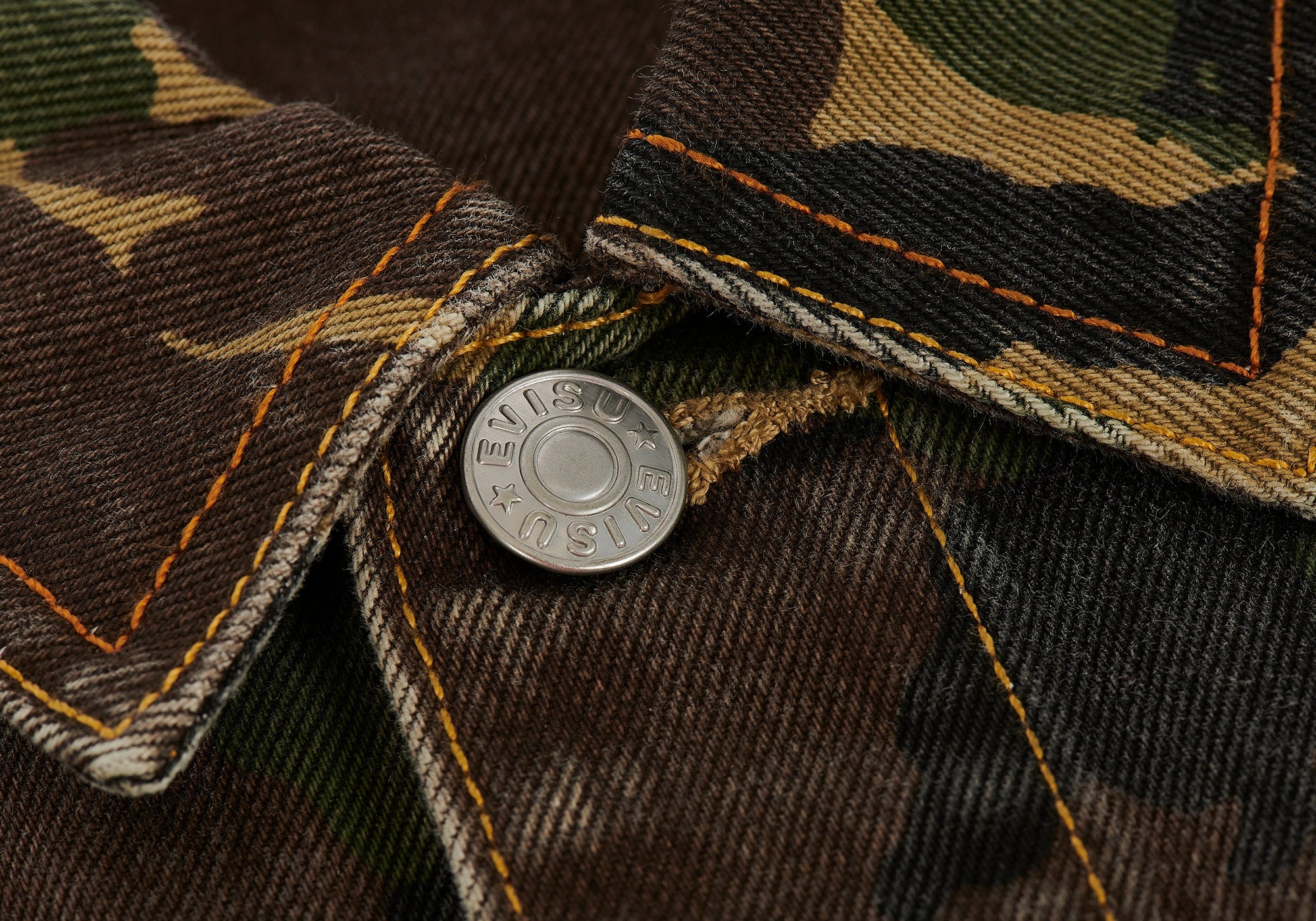 PALACE EVISU TYPE ONE DENIM JACKET CAMO - 5