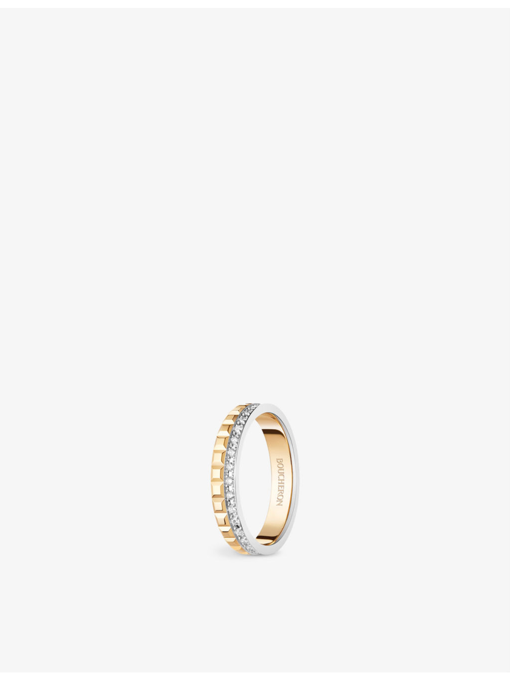 Quatre Radiant Edition 18ct yellow-gold, 18ct white-gold and 0.24ct diamond ring - 3